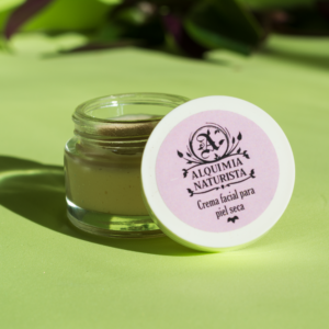 Crema facial de Argán, té verde y Rosa damascena